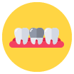 Pediatric Dental Services 3 icon fillings crowns