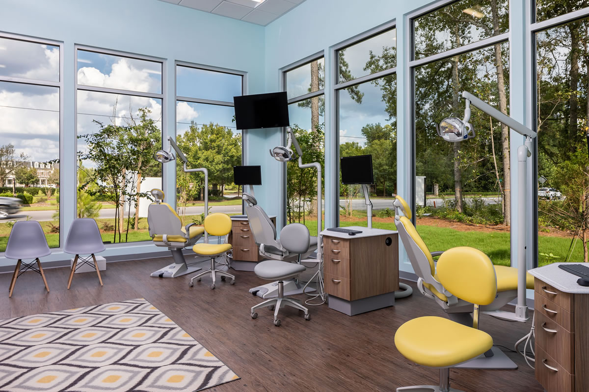 Dental chairs with amazing views of Summerville